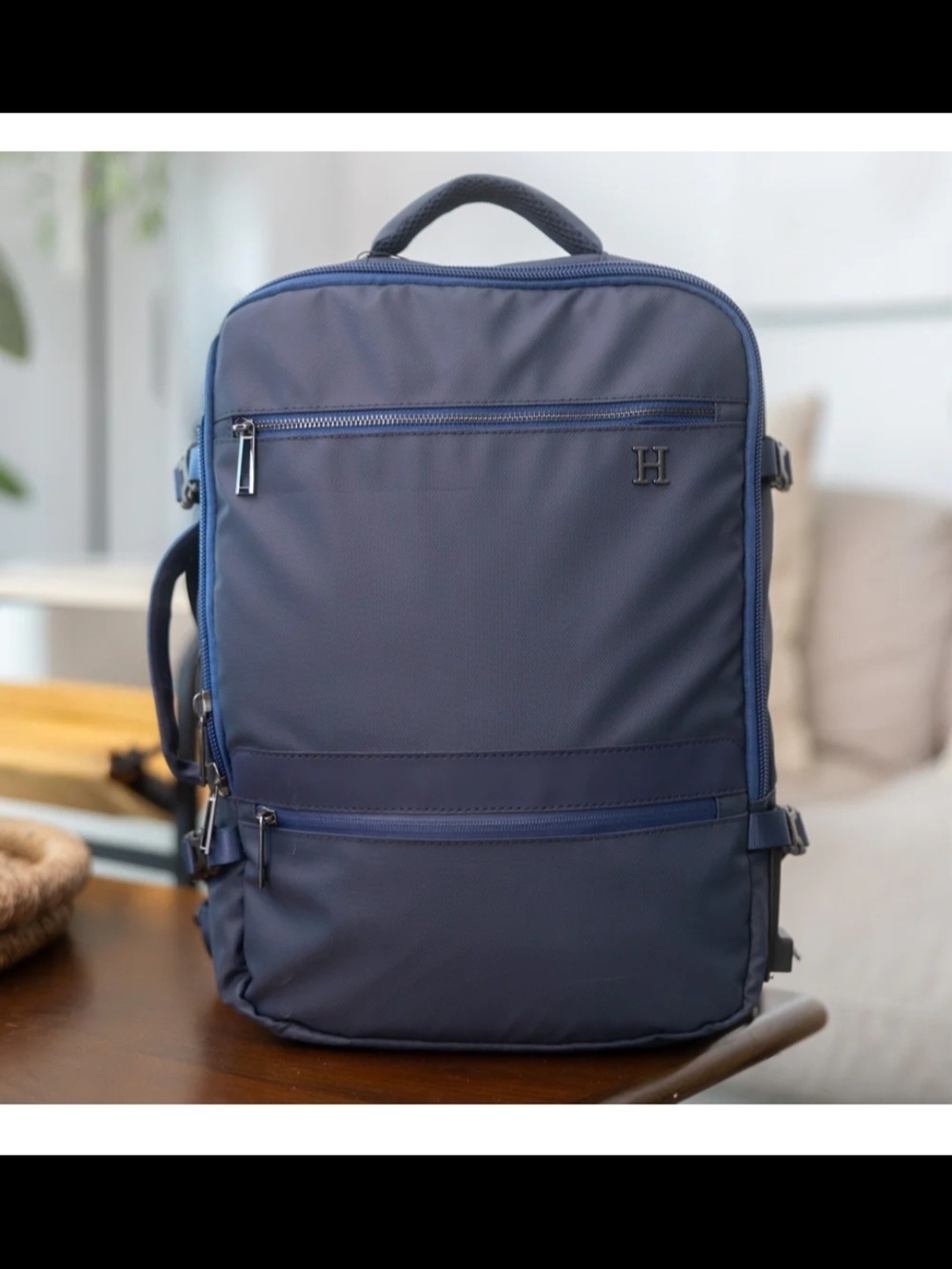 Hotel Collection Travel Backpack- Navy